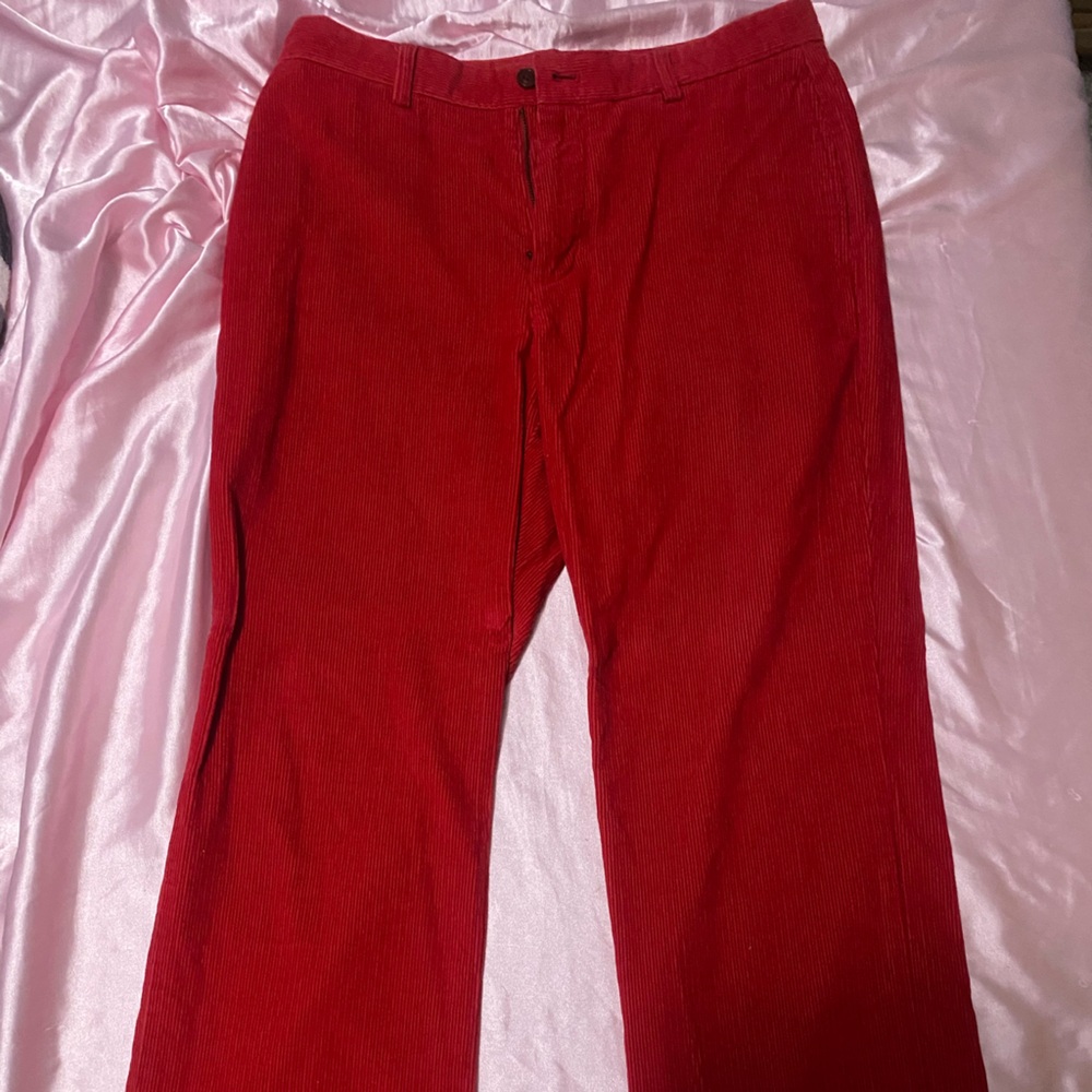 Vineyard Vines 33x32 Red Corduroy Men's Pants